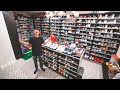 17 year old shows huge 1000000 sneaker collection