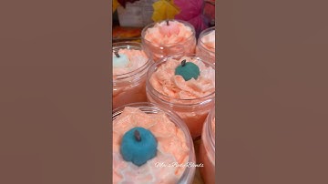 Whipped soap sugar scrubs #sugarscrub #whippedsoap #pipingvideo
