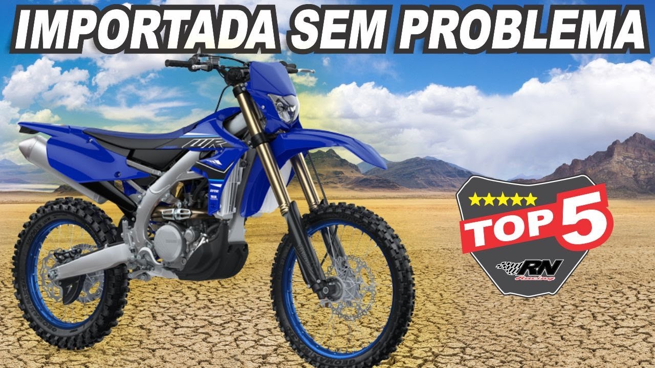 5 Motos 2 TEMPOS NACIONAIS BOAS PARA TRILHA! 