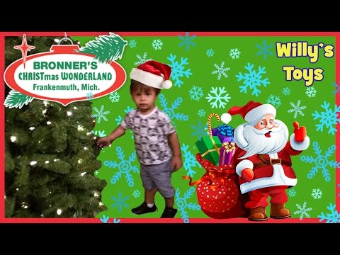 kid-visits-worlds-biggest-christmas-store-|-bronners-|-santa-clause-trees-lights-xmas-|-willys-toys
