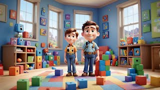 Three Building Blocks Stack Up Tall | Educational Counting Song | Nursery Rhymes and Baby Songs