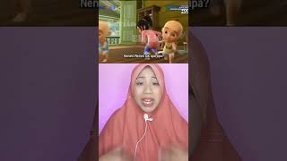 ADA MONSTER ASLI DI DEPAN RUMAH UPIN IPIN 😱 | Cerita Elpida #shorts
