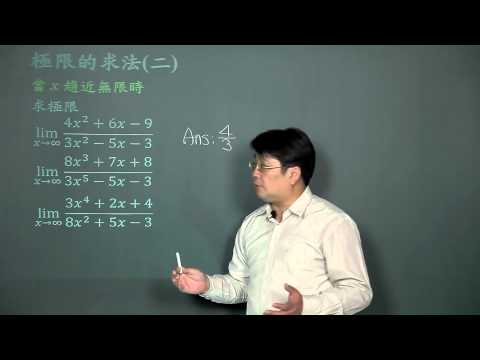 管理數學14-微分學-極限與連續