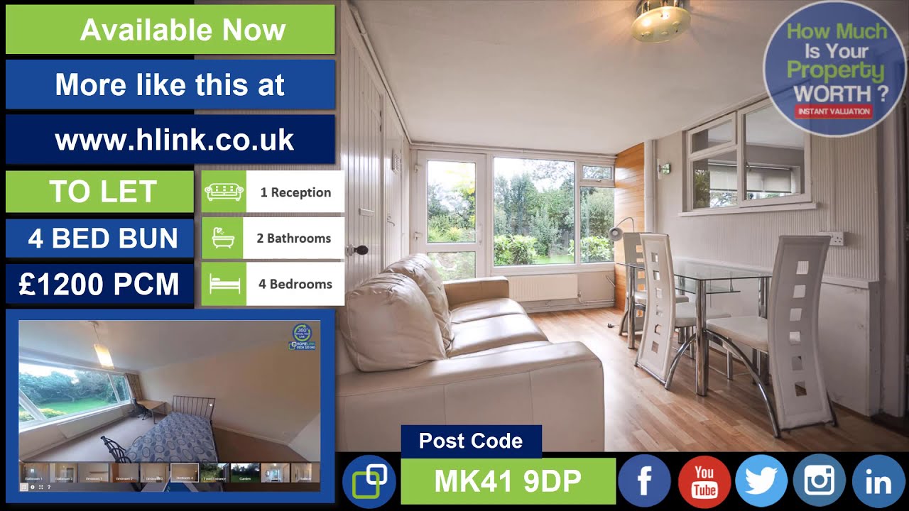 AVAILABLE NOW TO LET Kimbolton Road MK41 9DP - YouTube