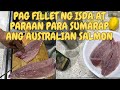 HOW TO FILLET FISH AND MARINATE SA AUSTRALIAN SALMON