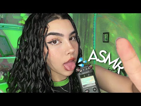 ASMR 99.9% SONS DE BOCA 👄💦 | spit painting, tuc tuc, ear licking, inaudível, sons molhados e secos