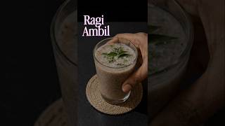 Traditional Ragi Ambil/Ambali Recipe Healthy Fermented Drink| Summer Special🌿#ragi#ragiflour@Shorts