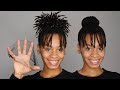 loc bun hair net hack