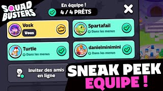 SNEAK PEEK : le MODE EQUIPE sur Squad Busters !