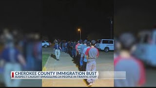 24 illegal immigrants found in Suburban during traffic stop in Rusk