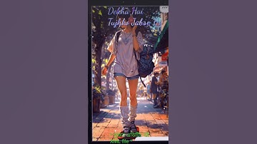 #Dekha Hai Tujhko Jabse 🥀💞XML file Hindi song🔰 hindi song Xml file🔰 XML file alight motion🔰