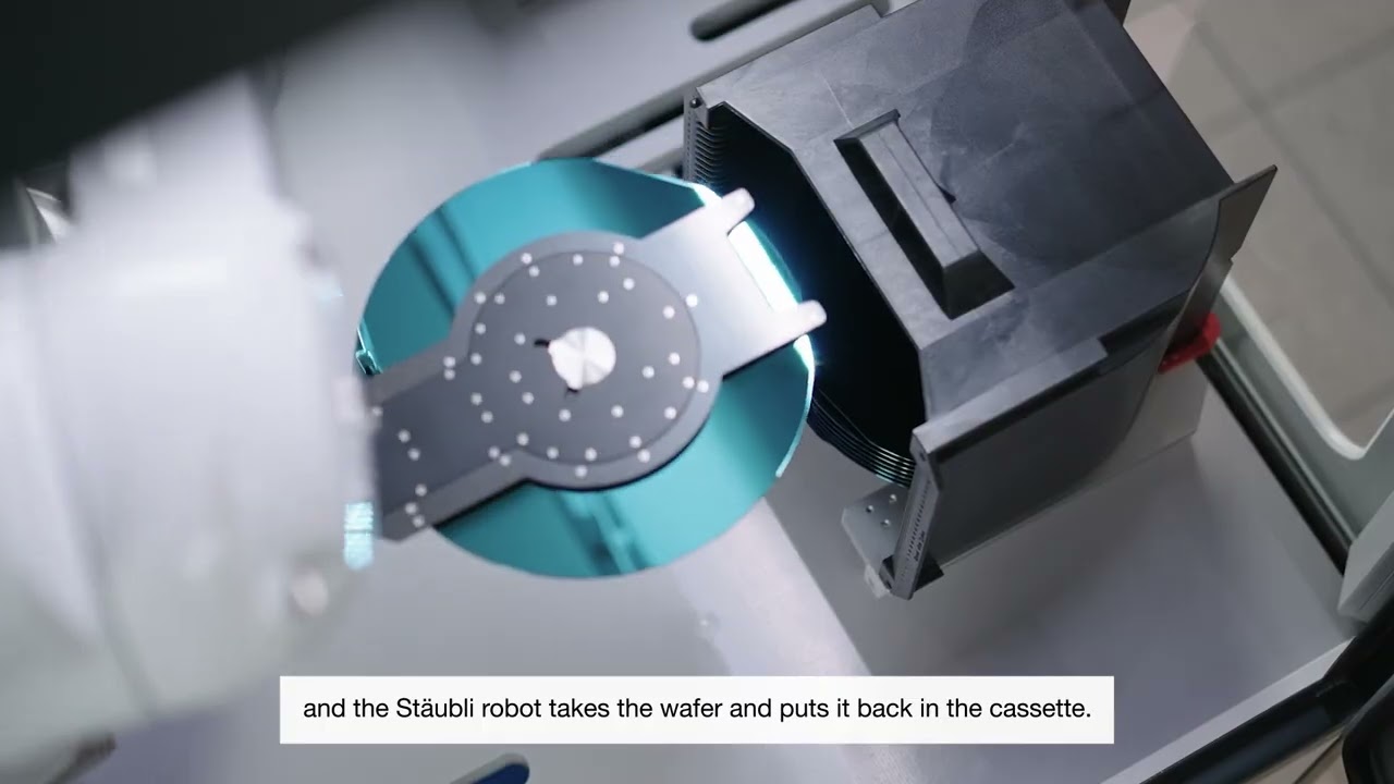 Contactless, Particle-Free, and Highly Precise - Stäubli SCR Robots Revolutionize Wafer Handling