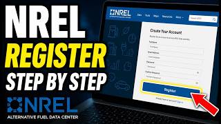 How to register on NREL Alternative Fuel Data Center tools - Easy Tutorial