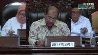 Sidang Paripurna DPD RI Menghasilkan Dua Keputusan