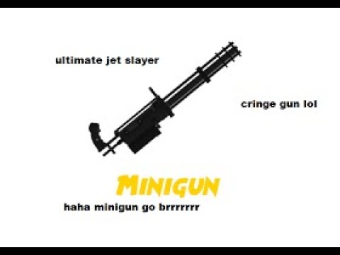 How It Feels Being Minigun Main Dread Youtube - roblox minigun model