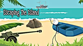 Escaping The Island Funny Escape Simulation - Full GamePlay Walkthrough Funny Stickman (Android,iOS) screenshot 1