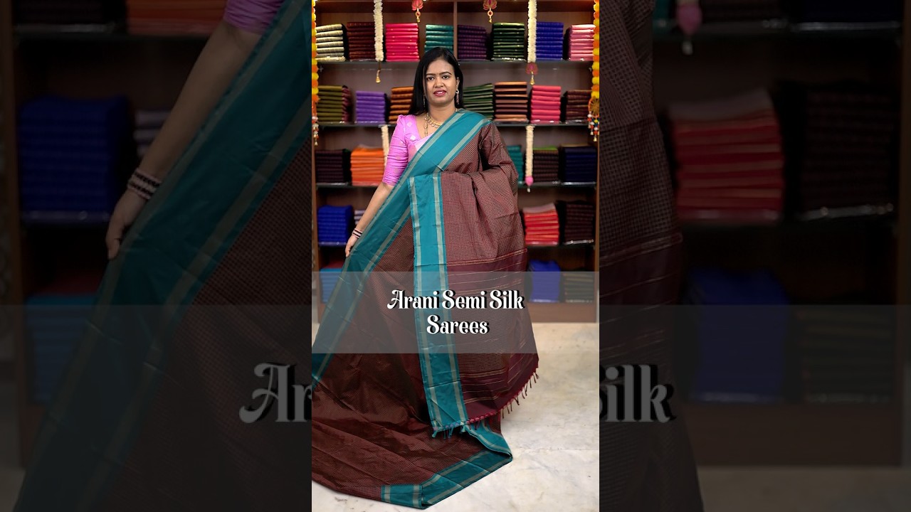 Arani Vairaooshi Semi Silk sarees | DSR Sarees | Booking : 9653484447 | www.dsrsarees.com