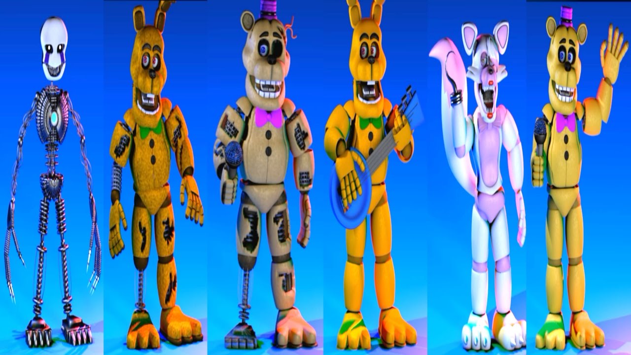 Five Nights At Freddy S Evolution Exploring Mfa Coming To Android By Rushan Plays - fusion the abomination fredbear and friends pizzeria roleplay roblox