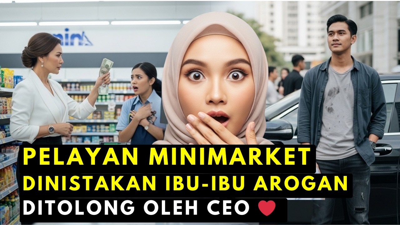 DIKIRA GEMBEL BAU! Pria Bersandal Jepit Ini Buat Nyonya Arogan Sujud Menangis di Lantai Minimarket