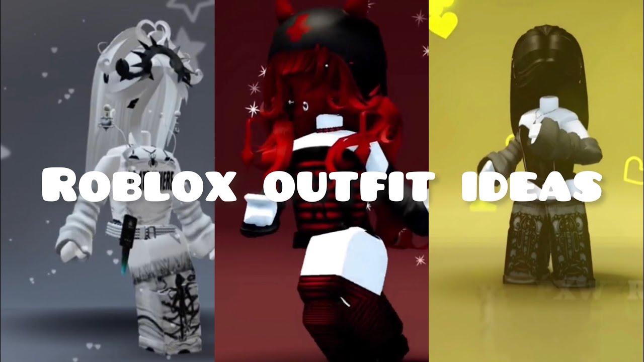 Roblox outfit ideas compilation! (y2k, Garden fairy, da hood, fairies, R6  and preppy) 