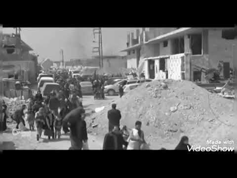 الغوطة الشرقية يوم الفراق بكى الصحاب😢😭