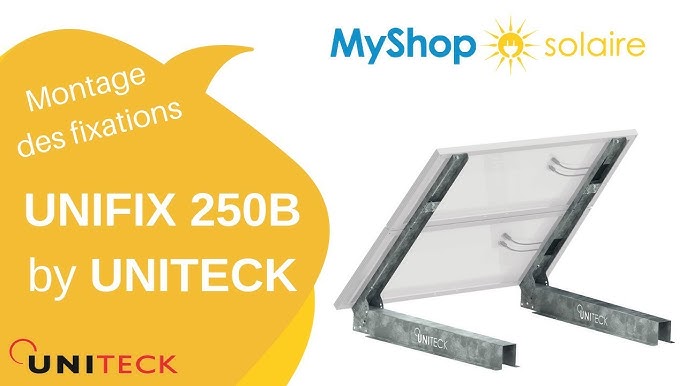 Fixation panneau solaire : Unifix Cadre 40mm