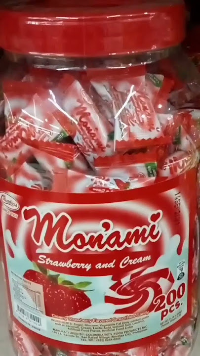#monami candy#strawberry and cream#satisfying candies#ytshort#viralshort