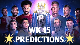 My Premier League Predictions Matchday 15 *UNITED TO WIN THE TITLE*  | Jack Attack