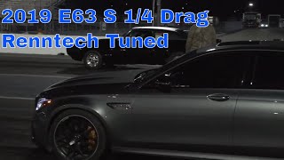 2019 Mercedes AMG E63 S 1/4 Drag Racing - BBT Off Topic VLOGs