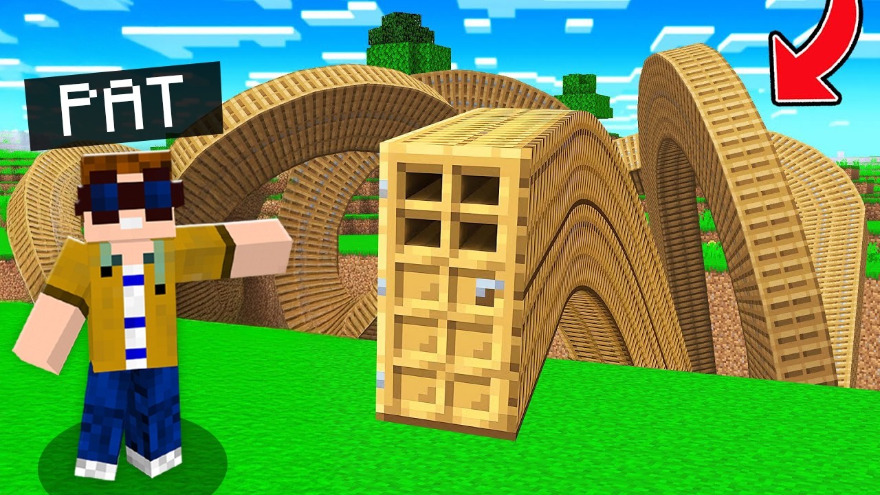 WIR ENTDECKEN die LÄNGSTE SPIRAL TÜR in Minecraft!