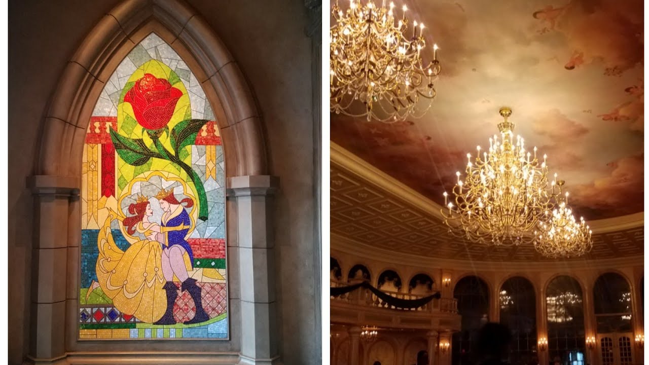 Be Our Guest Restaurant Lunch Dining At Disney World - YouTube