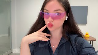 ASMR Check-In- kinda back lol (makeup, whispering)
