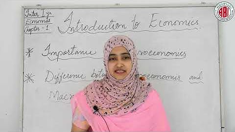 inter 1st Year_Intrduction to Economics | CHAPTER - 1 |  | ECONOMICS_Part-04