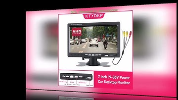 Latest Products You Must Know! KTYDKP 7" Car AHD Monitor Screen with 2 Way Video Input 7 Inch TF