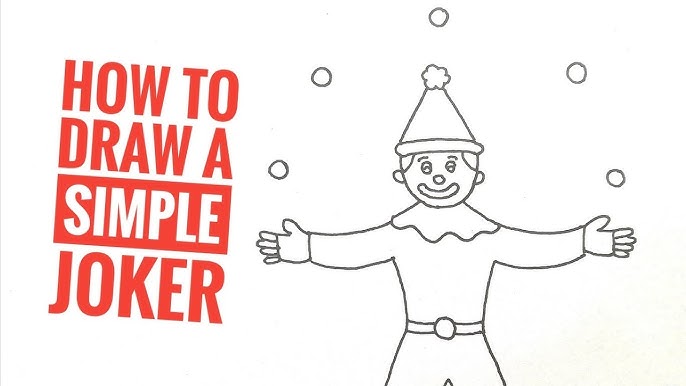 How To Draw A Circus Joker Easy Drawing With A And O Letters Circus Clown Drawing ज कर ड र इ ग Youtube