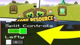 minecraft pe 3 MOD | core GENERATOR DOWNLOAD | split CONTROLS MC PE | MC pe torch light in hand screenshot 2