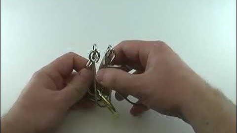 Solution for Jester from Puzzle Master Wire Puzzles