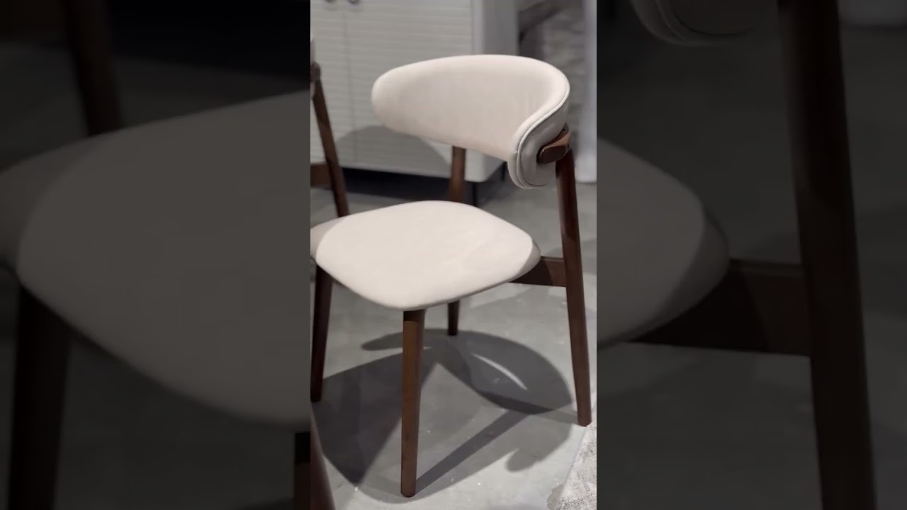 Exquisite 6-Seater Dining Set: A Fusion of Wood and Marble