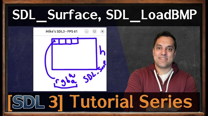 SDL3 Surfaces, LoadBMP, and Window Blitting [SDL3 Episode 12]