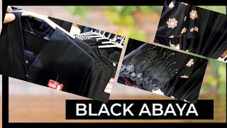 Black Abaya Review Embroidery Work Stylish Abbaya Mubarak Burka Center
