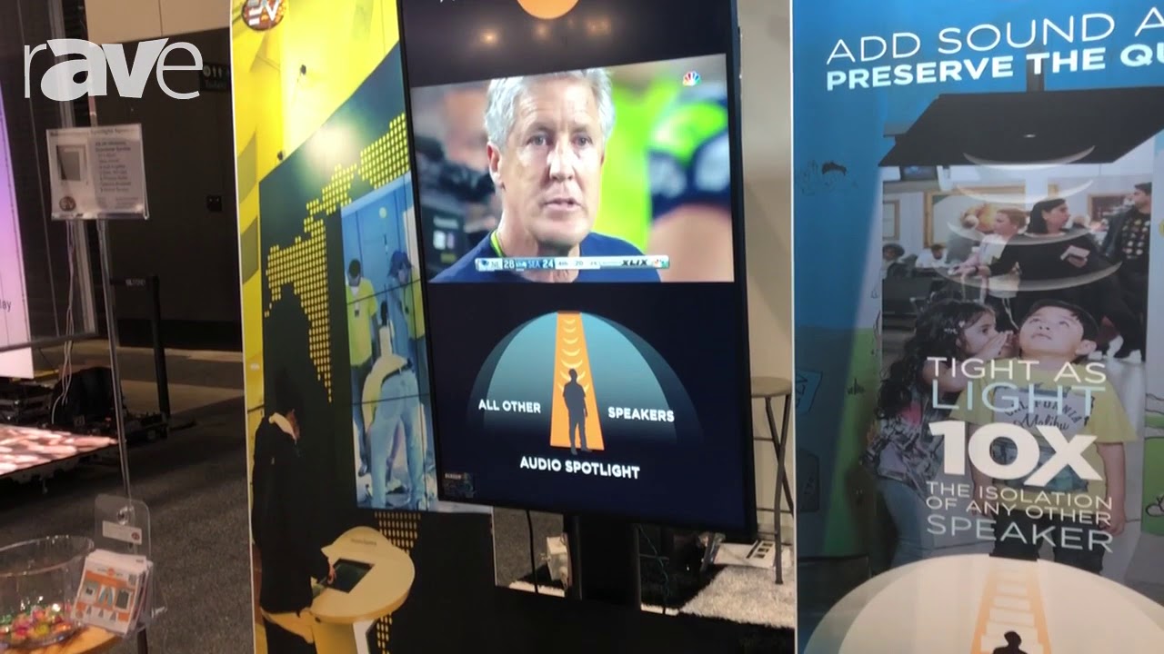 Integrate 2018: EAV Technology Introduces Holosonics Audio Spotlight Speakers