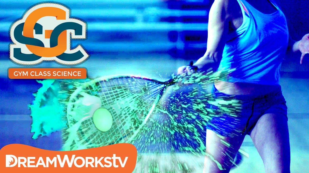 cool experiments with baking soda Racquetball with Glow in the Dark Eggs | GYM CLASS SCIENCE
