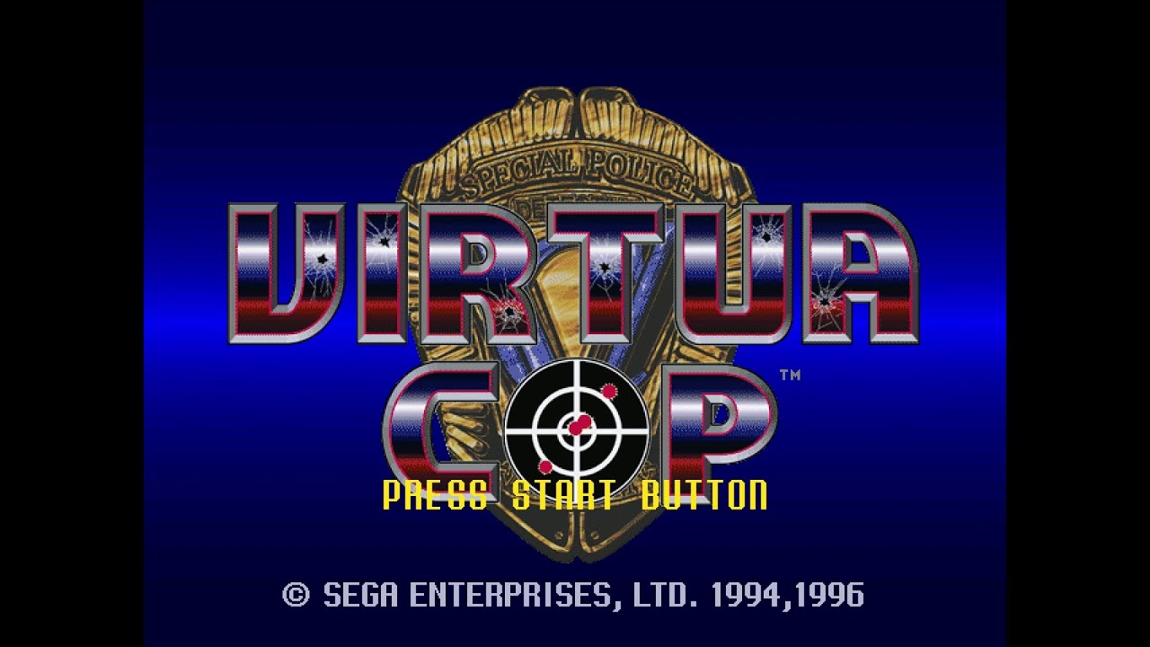 Virtua Cop (PC CD-ROM) – Introduction et écran-titre – 1080p