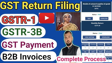 GST Return Filing in 2025 | How to File GSTR-1 & GSTR-3B | How to Payment GST Challan Online 2025