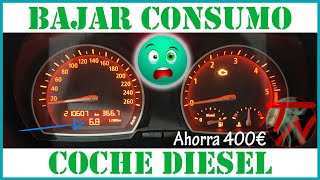 Como bajar el consumo de un coche diesel (14%) ⛽