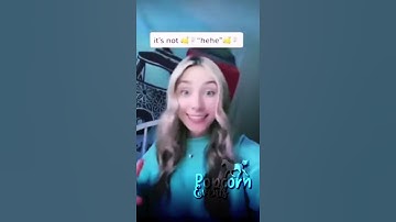 Its not hehe its (cant stop laughing😂)