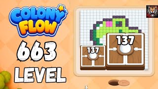 Colony flow Level 663 Walkthrough Solution