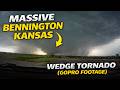 Massive Bennington Kansas Wedge Tornado (GoPro Footage)