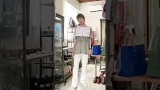 【付け襟＆レーストップスコーデ】No.31☆古着とリメイクとセレクトものでコーディネート！／コーデ紹介｜古着ミックス｜古着コーデ｜古着屋｜リメイク古着