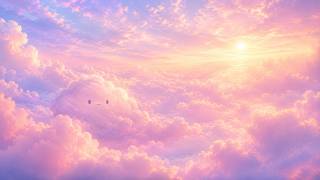 Dreamy Pastel Cloudscape with a Hidden Cloud Friend | 4K TV Screensaver 3 Hours screenshot 5